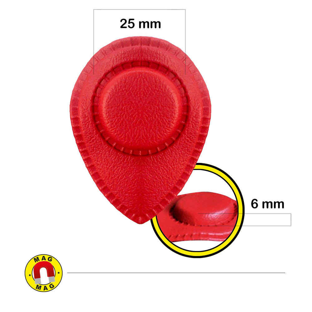 MAG 1800 Gauss red magnets for targeted biomagnetic points