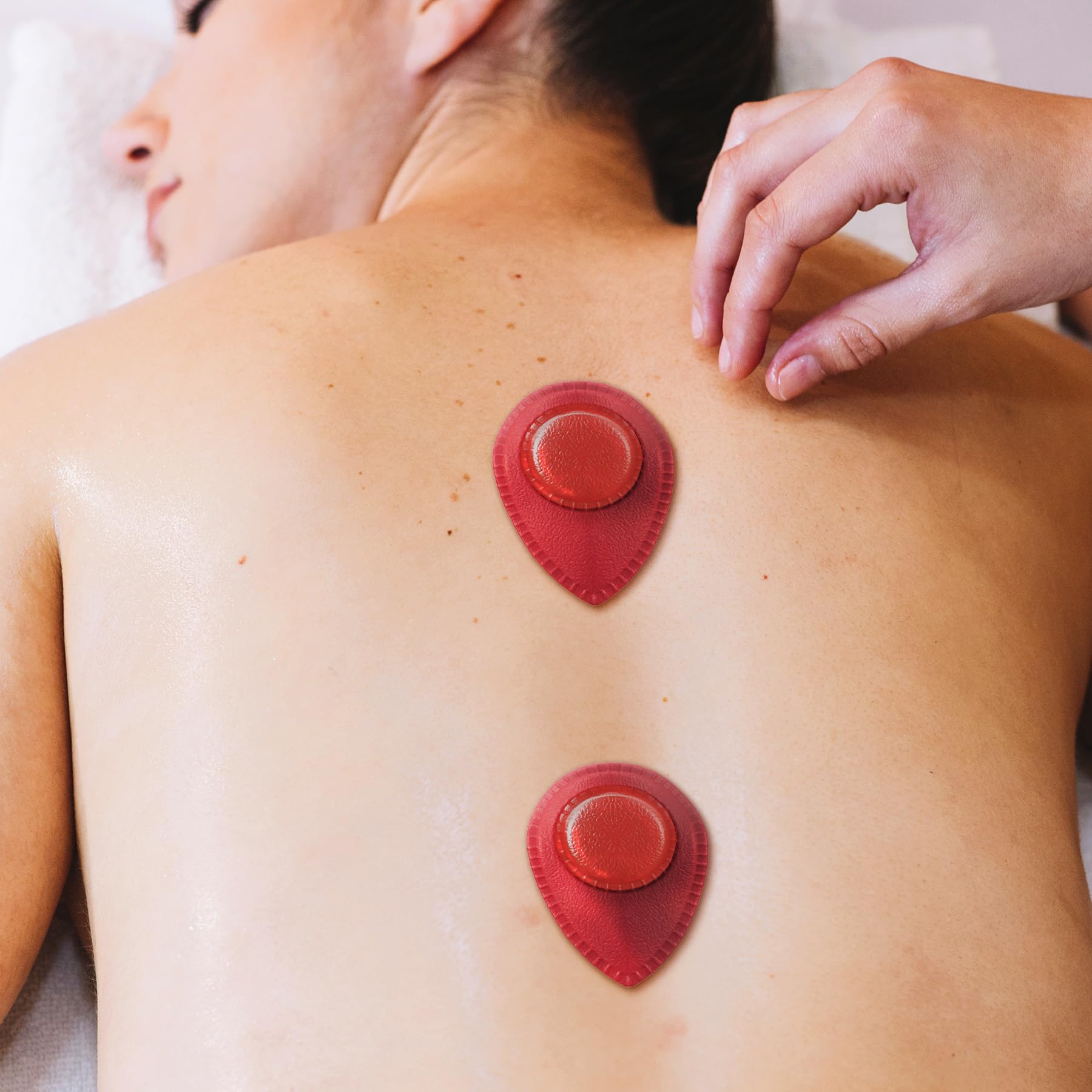 MAG curved-design red magnets for comfortable placement