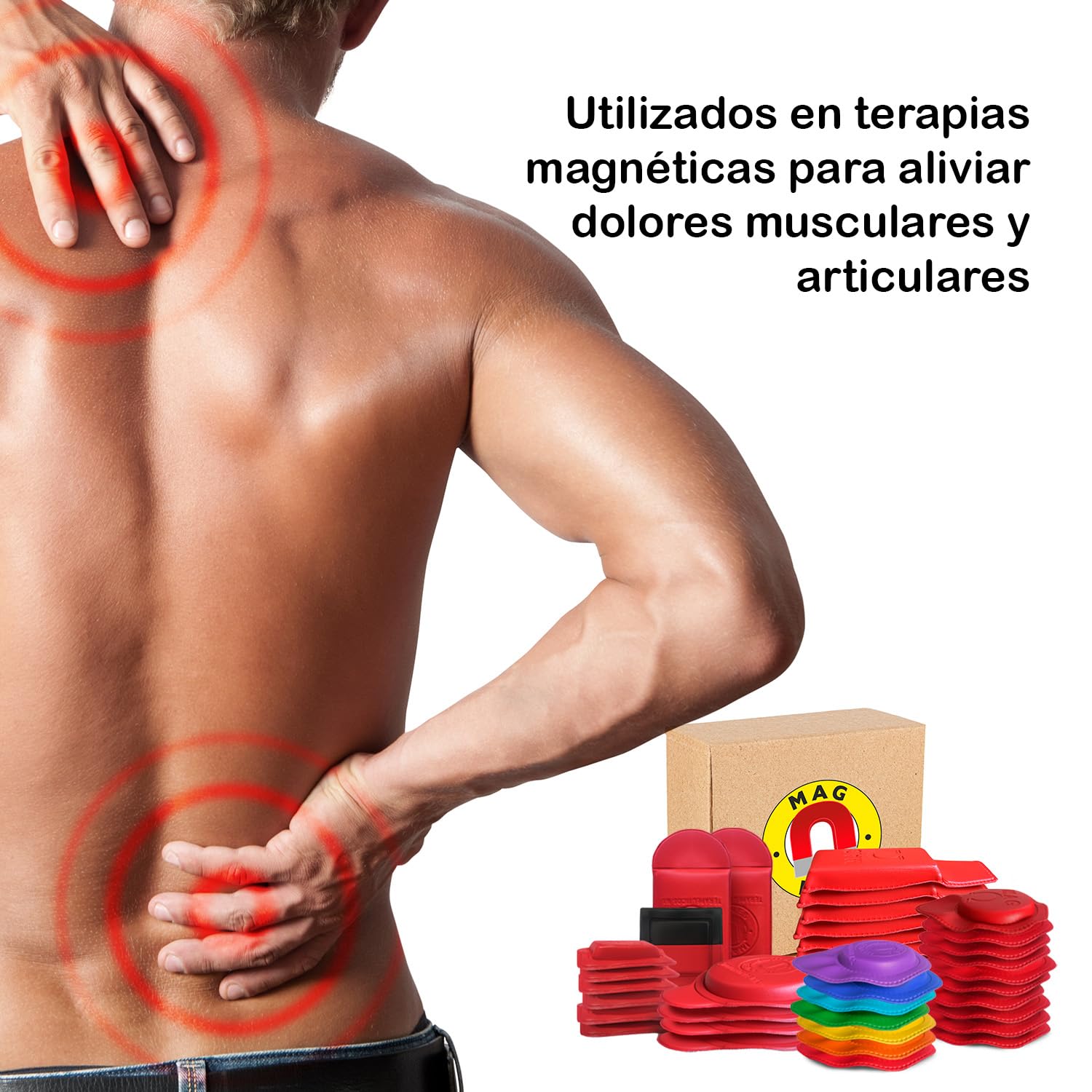 MAG durable vinifur-lined red magnets for long use