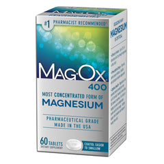 Mag-Ox 400 bottle front view for daily magnesium support
