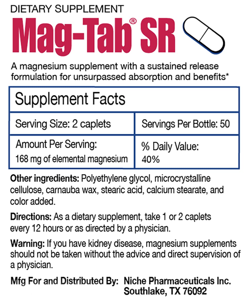 MAG-TAB SR sleep-scene image evokes nightly routine for relaxation.