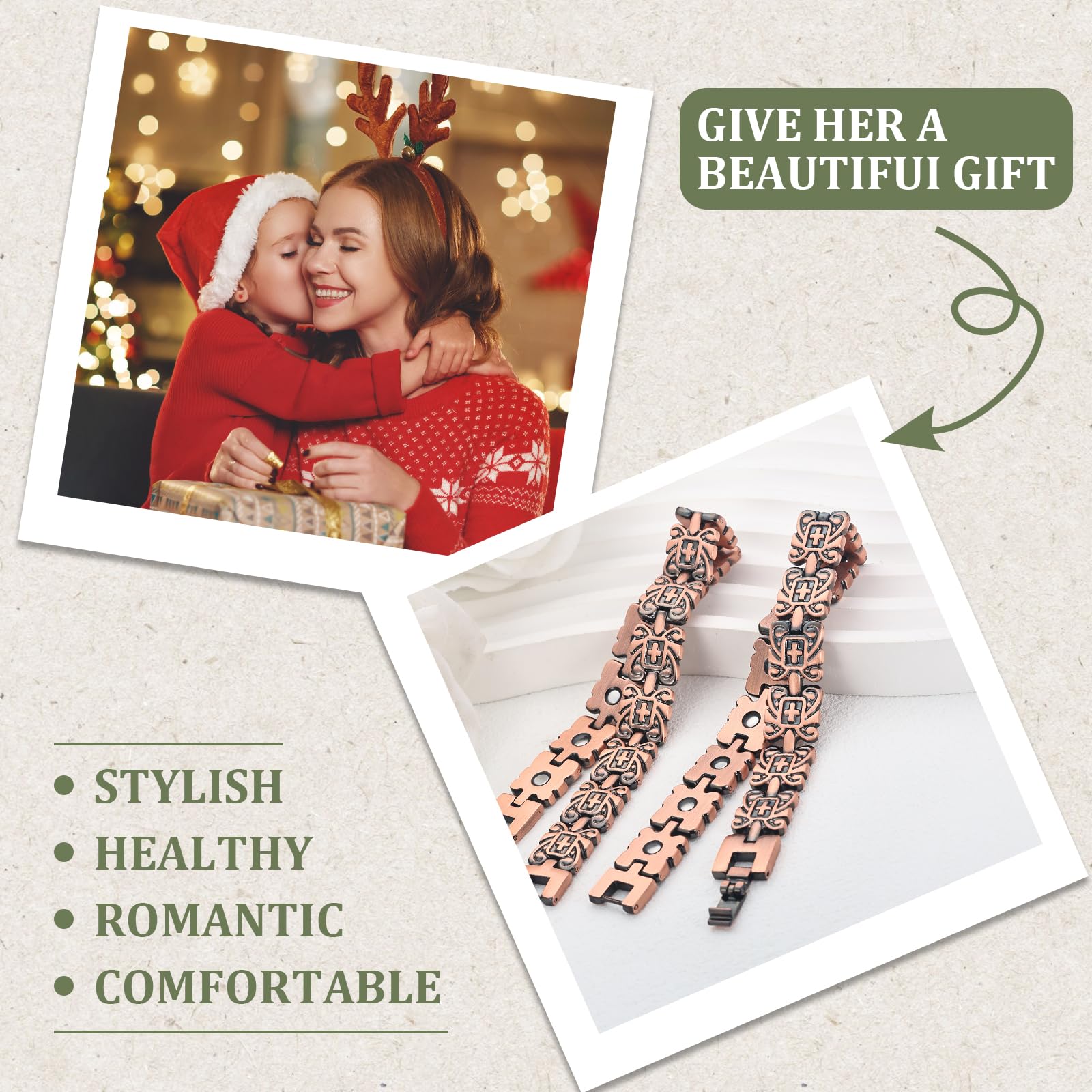 MagEnergy close-up of sleek bracelet finish suitable for versatile outfits.