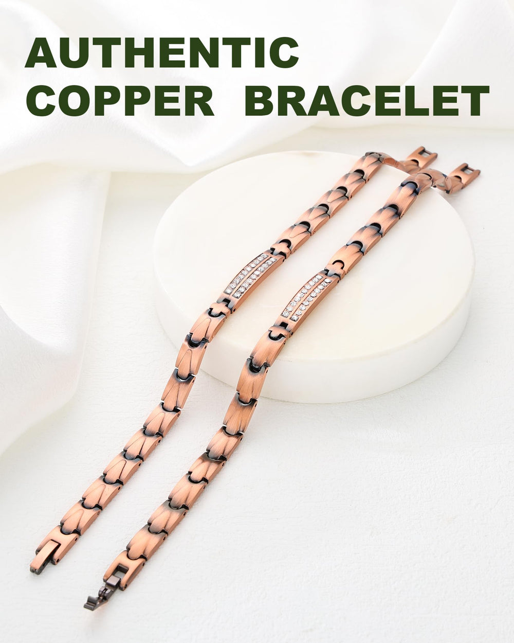 MagEnergy gift-ready copper bracelet packaging emphasizes thoughtful present for occasions.
