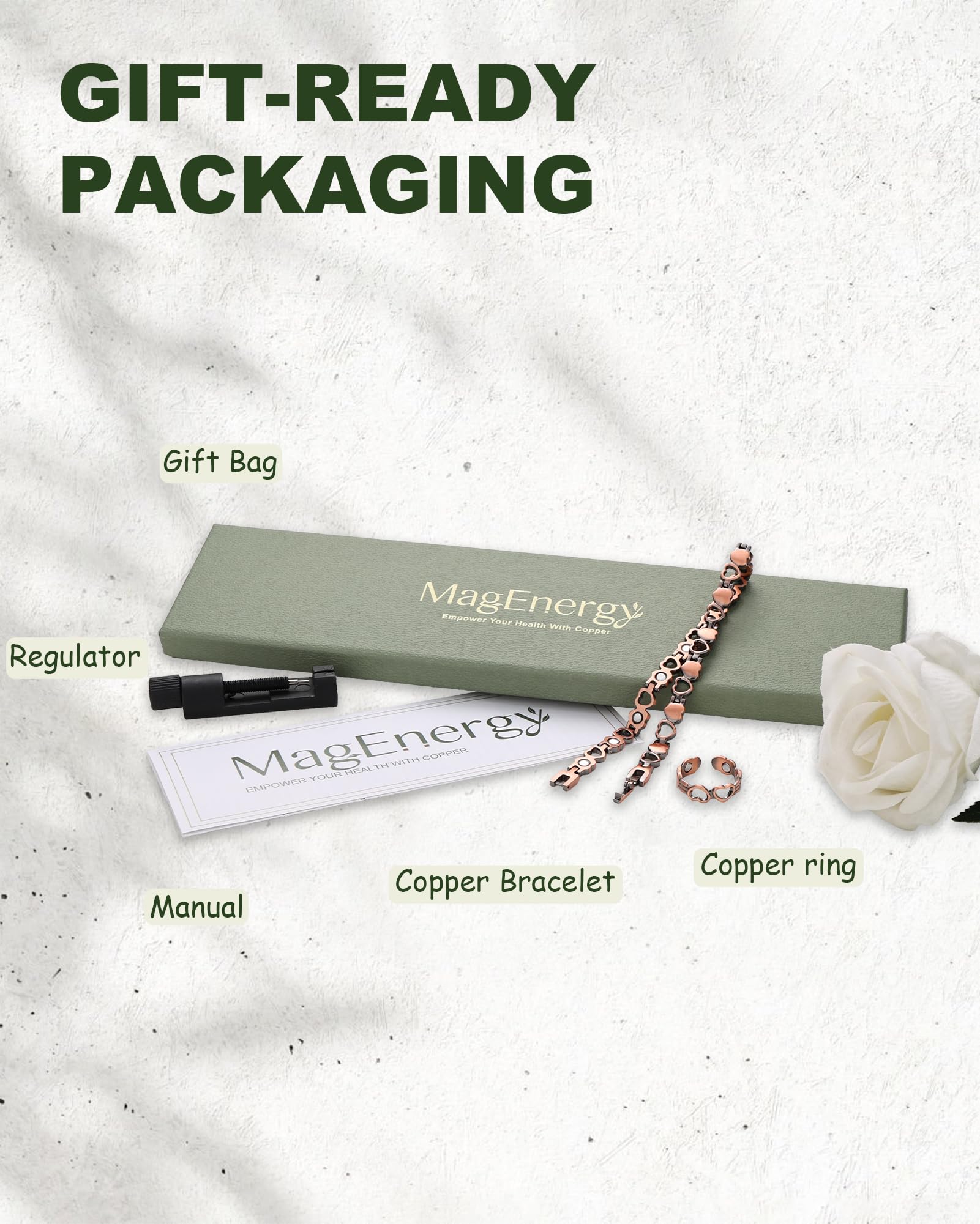 MagEnergy elegant design suits formal and casual occasions