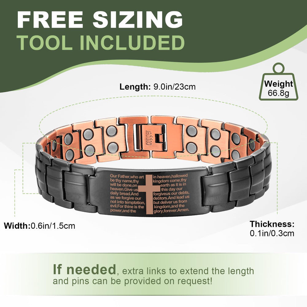 MagEnergy sizing tool and adjustable links for a precise fit