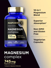 Magfusion-10 serving size emphasizes easy daily dosing and 745 mg magnesium