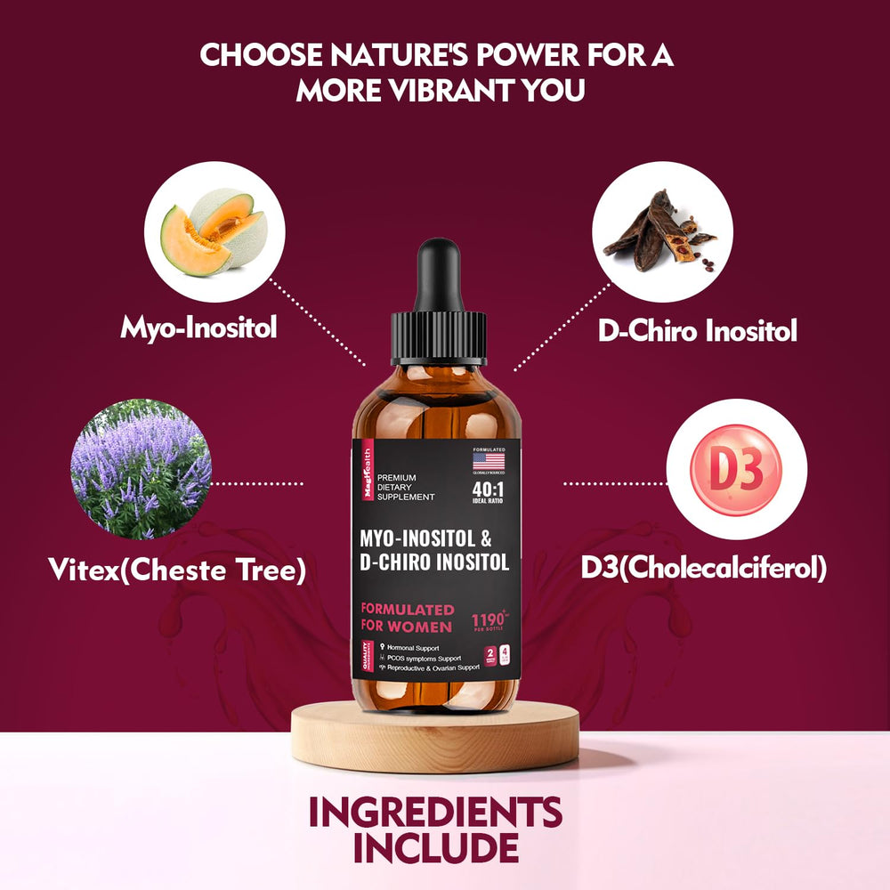 MagHealth ingredients featuring vitamin D and vitex signals added support.