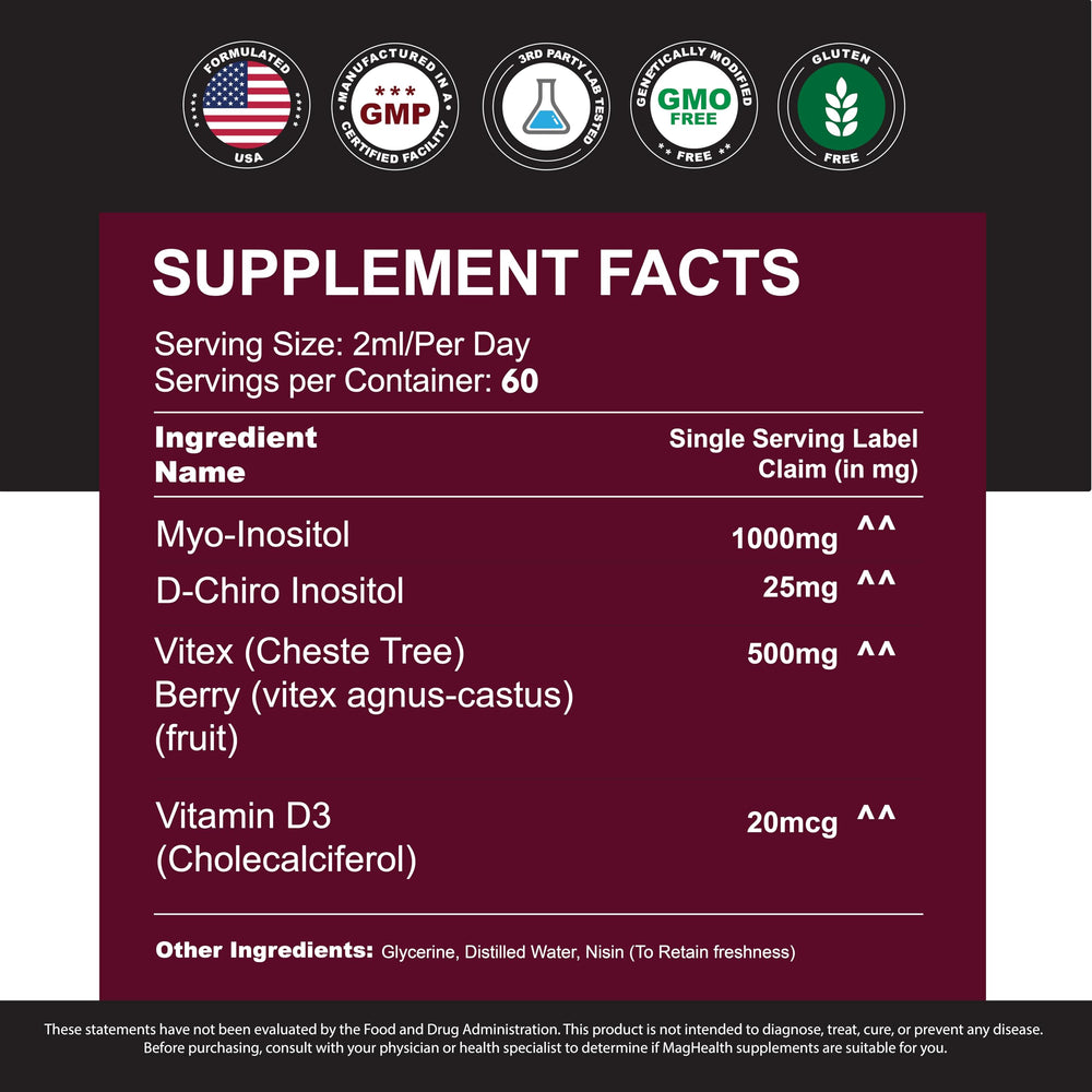 MagHealth third-party testing seal indicating purity and potency.