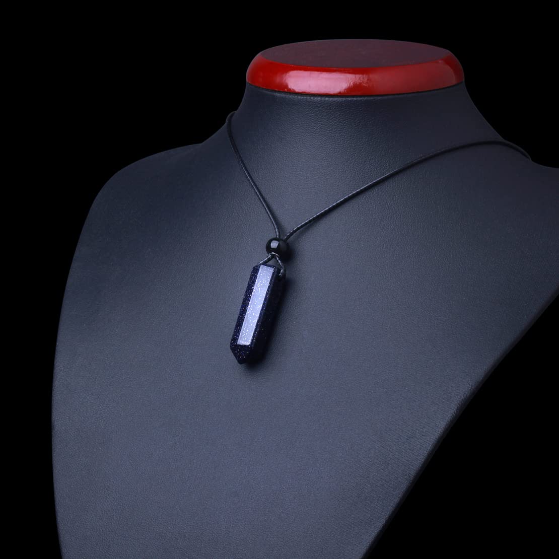 Magic Human Hexagonal gemstone pendulum ready for meditation and focus