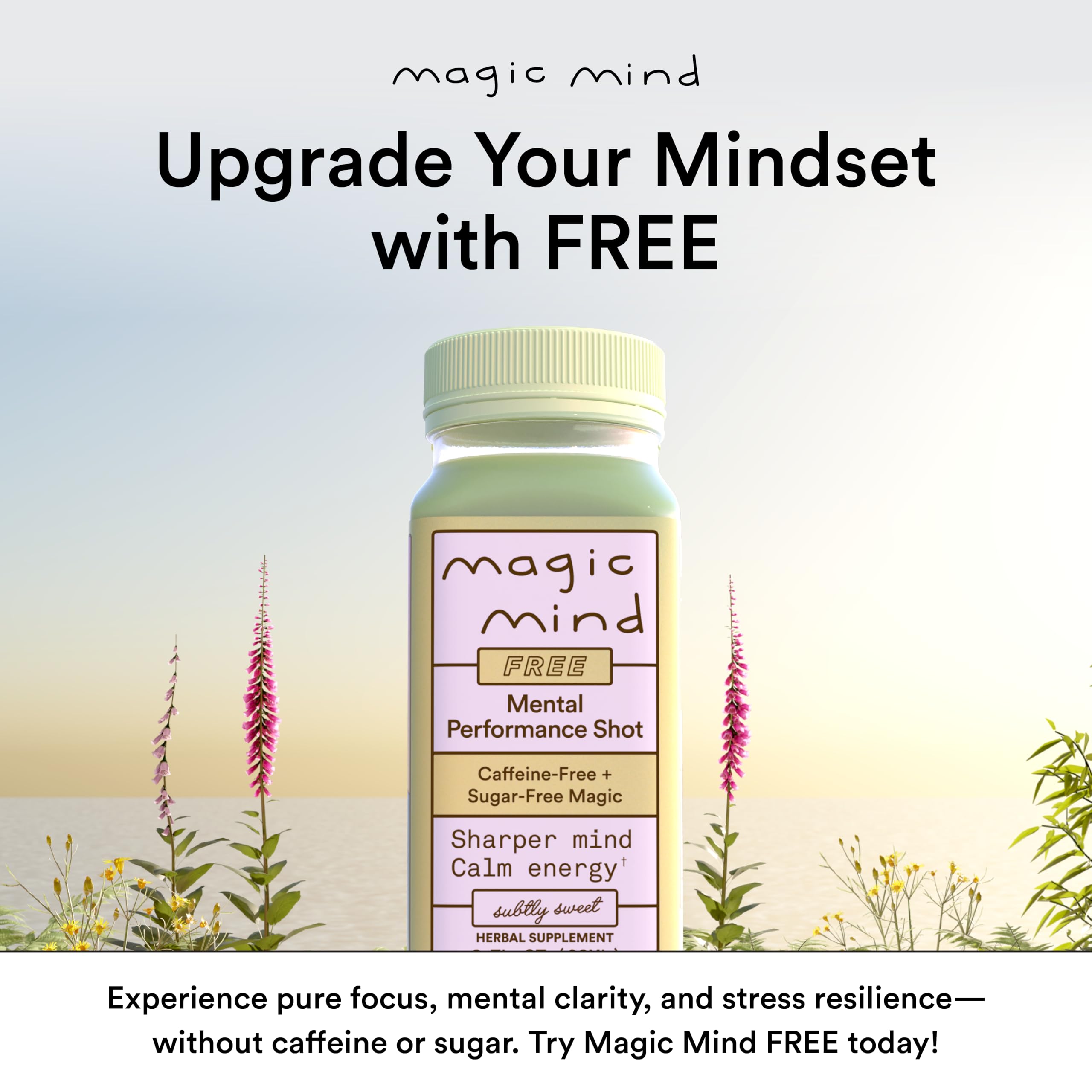 Rhodiola adaptogen highlight with Magic Mind for energy and reduced stress.