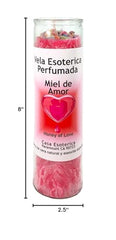 MAGICK SPACE Honey of Love Candle pink ritual scene inspires mindful intention and tenderness.