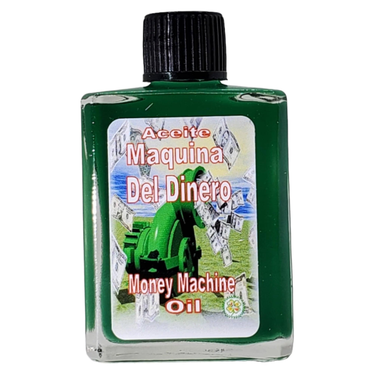 Magick Space Money Machine Oil bottle for wealth rituals and financial focus.