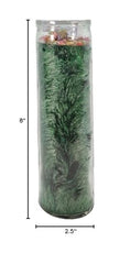 Magick Space palm wax green candle supports sustainable rituals and prosperity mindset.