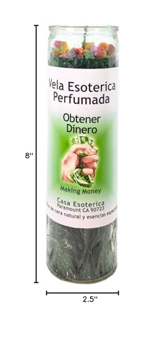 MAGICK SPACE Palm-Wax Candle Green, natural and eco-friendly for mindful rituals