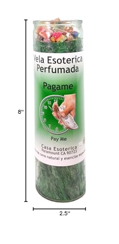 MAGICK SPACE Pay Me Palm Wax Candle packaging preview for gifting and safe storage