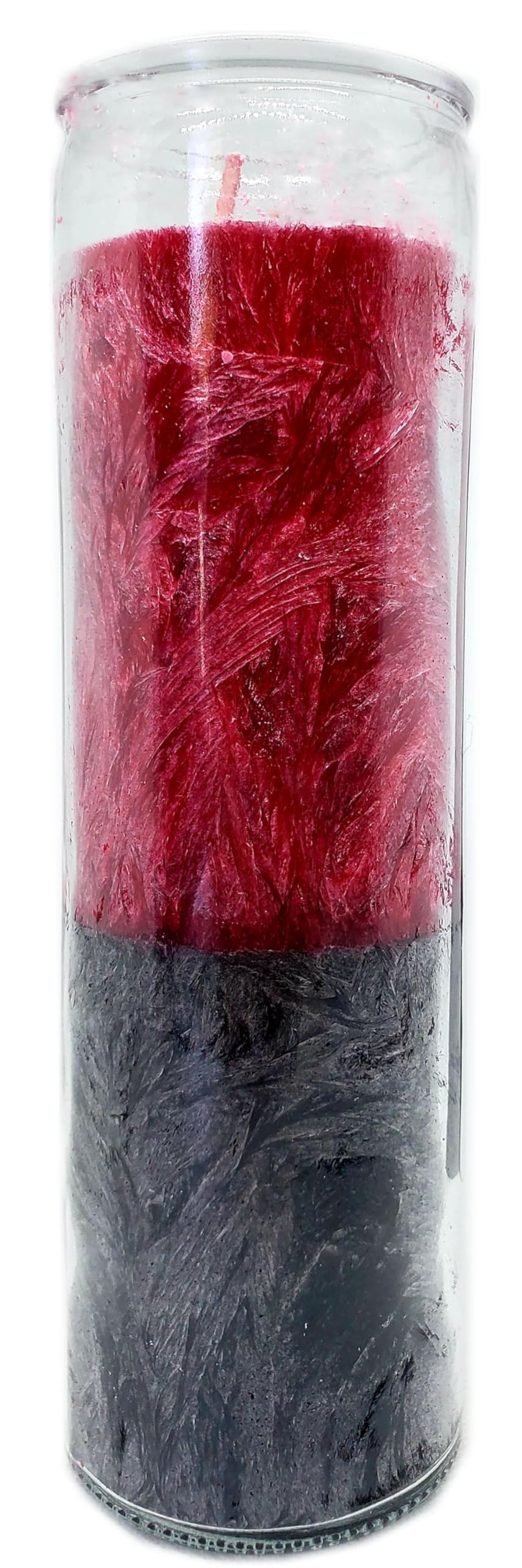 MAGICK SPACE Reversible Palm Wax Candle in black, ideal for focused meditation