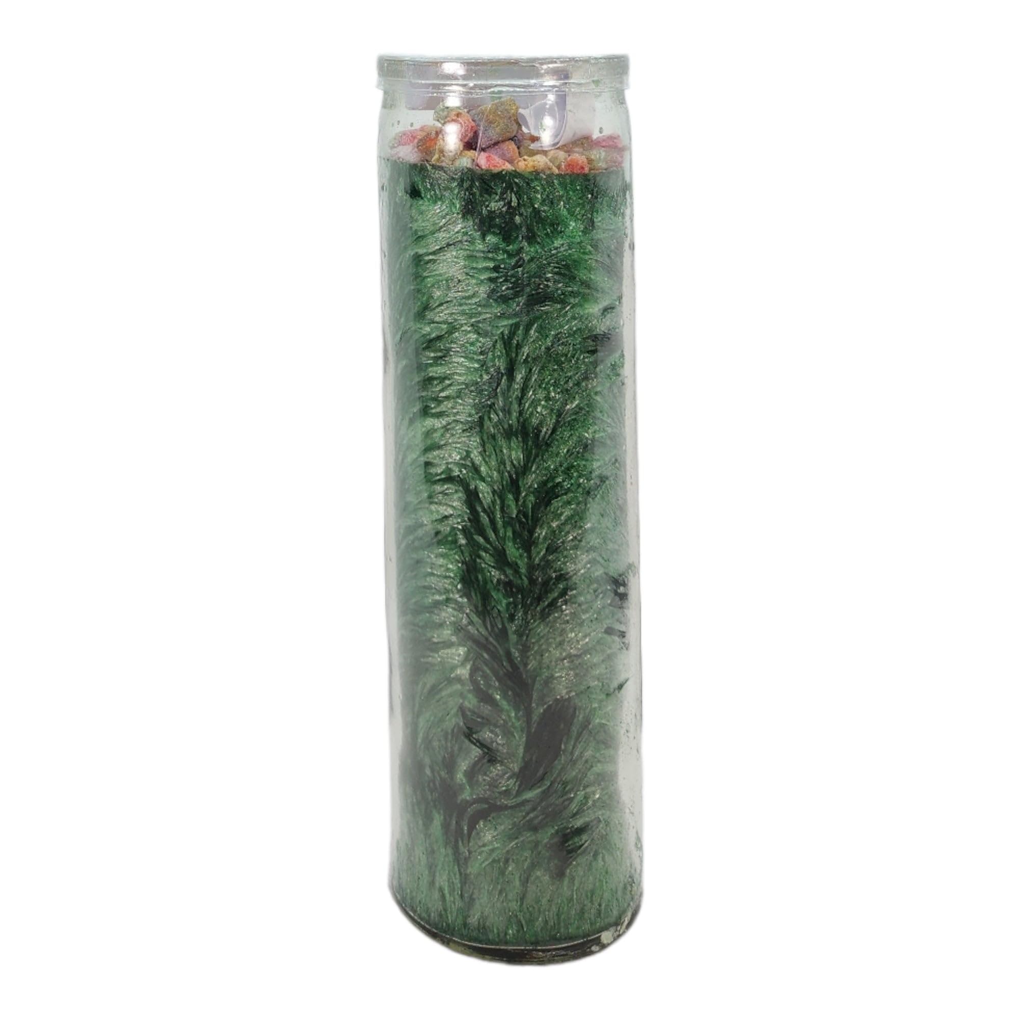 MAGICK SPACE Green flame enhances prosperity rituals and mindful money practices.