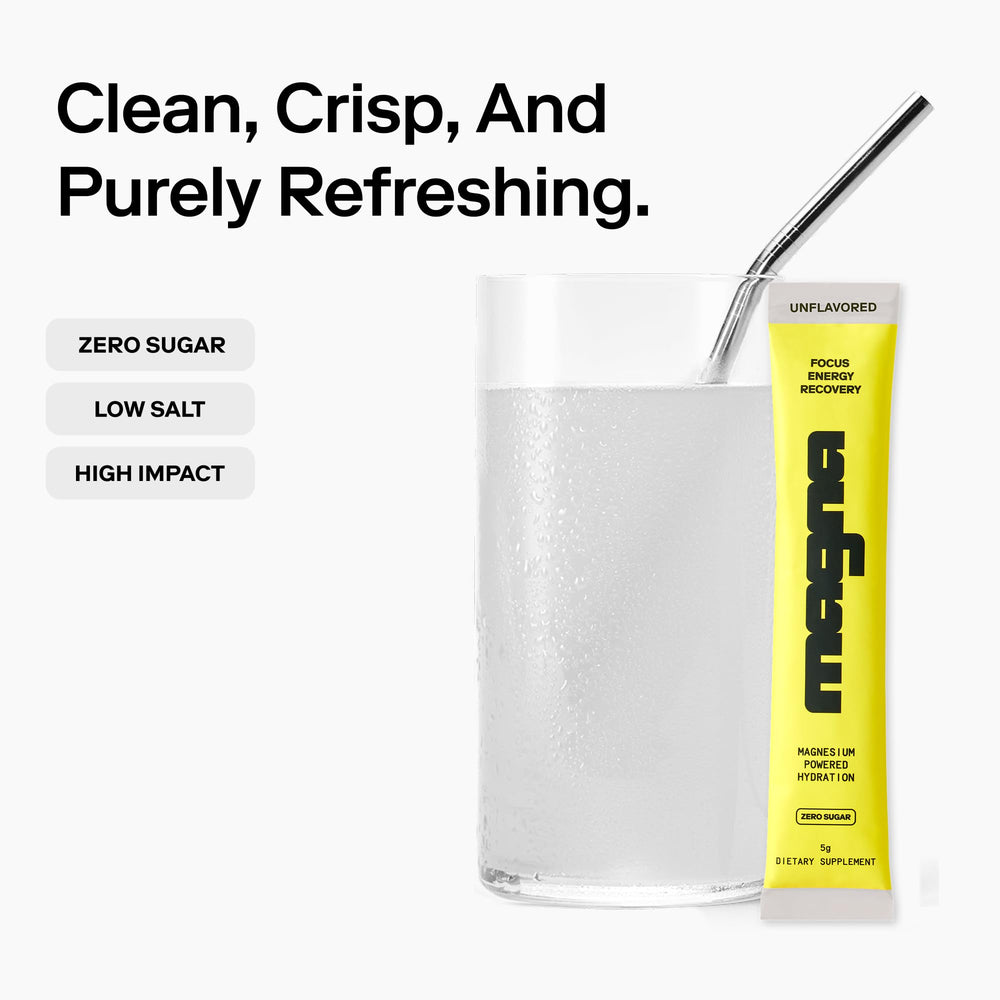 Magna Electrolytes dissolving in water for quick, balanced hydration.