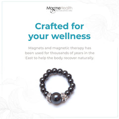 MagneHealth packaging presenting a gift-ready magnetic hematite ring
