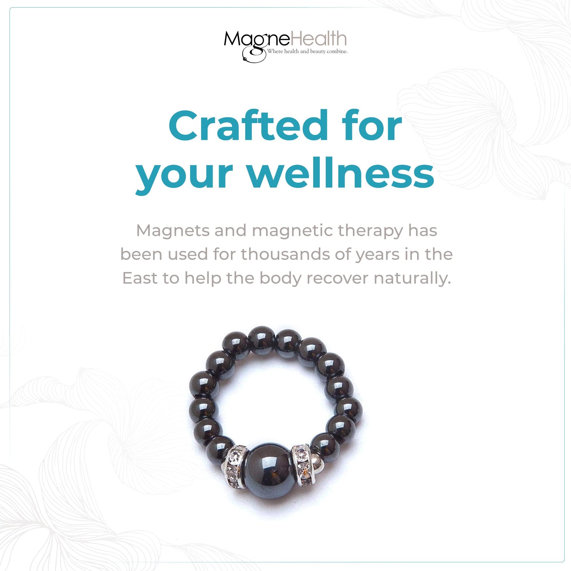 MAGNEHEALTH four sizes display to help you find your perfect ring size.