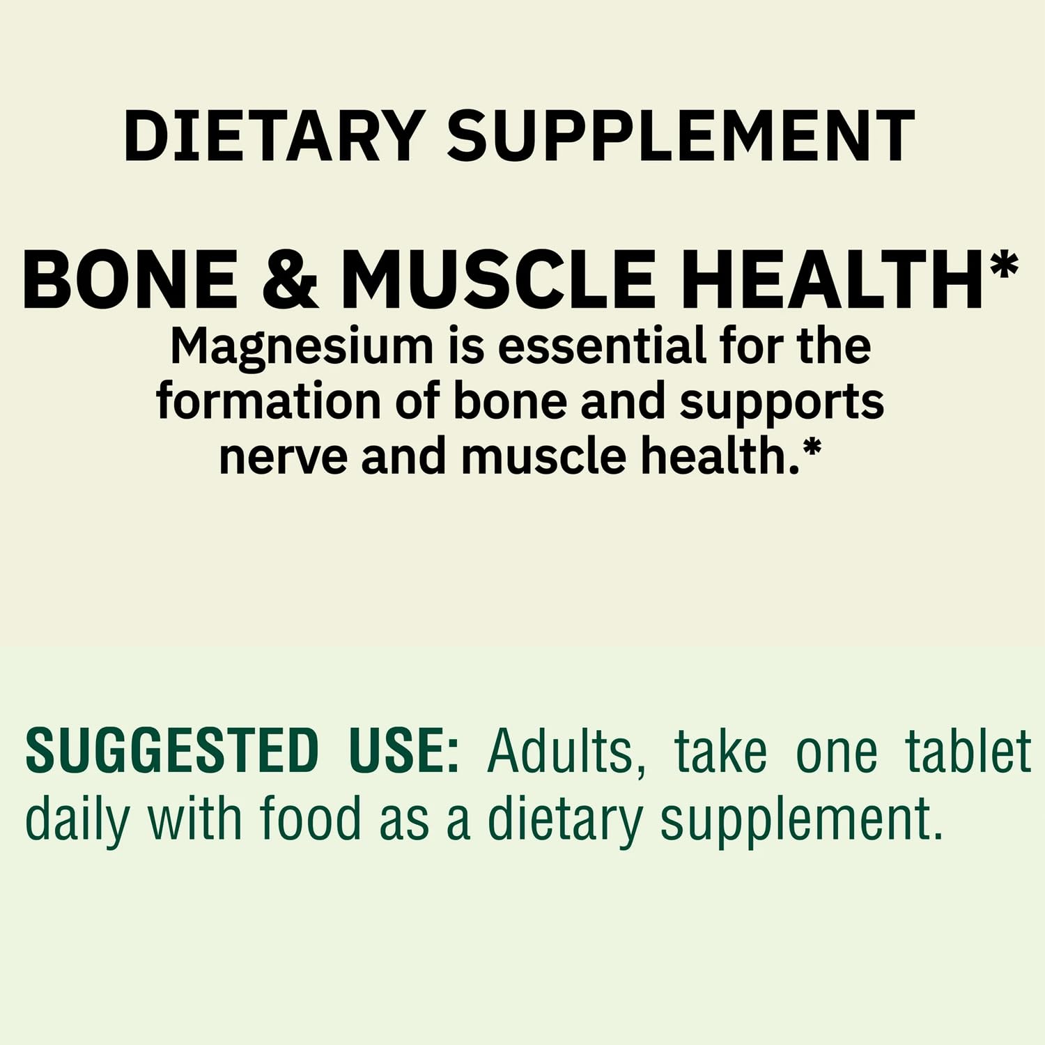 Magnesium oxide 400mg tablet at a desk for focus.