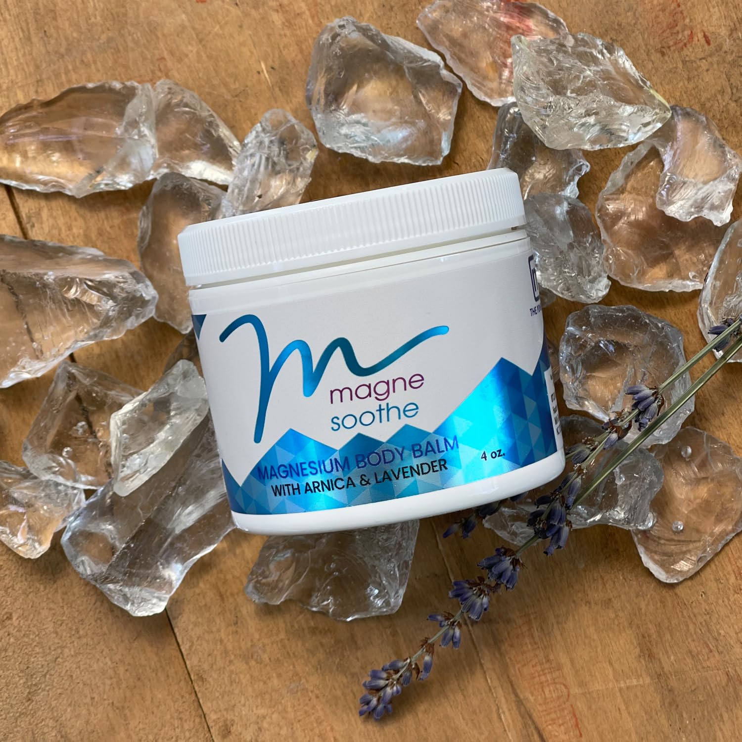 MagneSoothe rich, hydrating balm texture blends smoothly into skin.