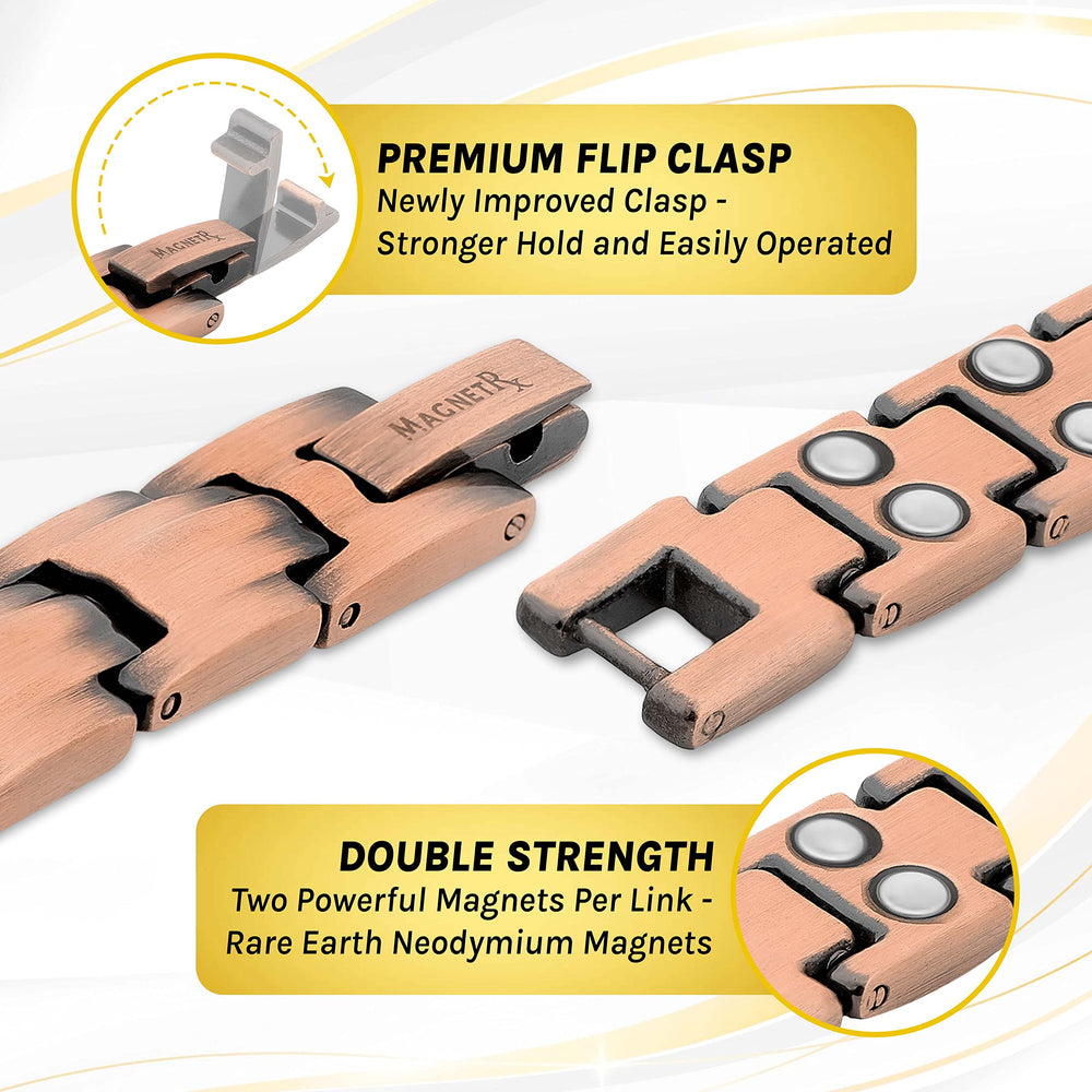 MagnetRX 40 neodymium magnets inside for a powerful, non-invasive accessory