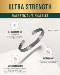 Gift-ready MagnetRX bracelet in luxury box, suitable for him or her.