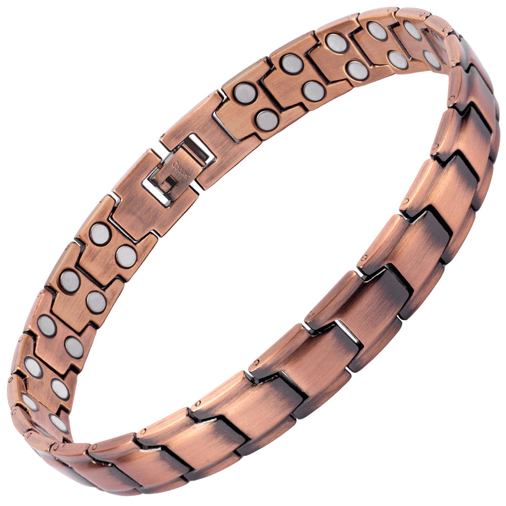 MagnetRX support ensures help with sizing or care for this copper ankle bracelet.