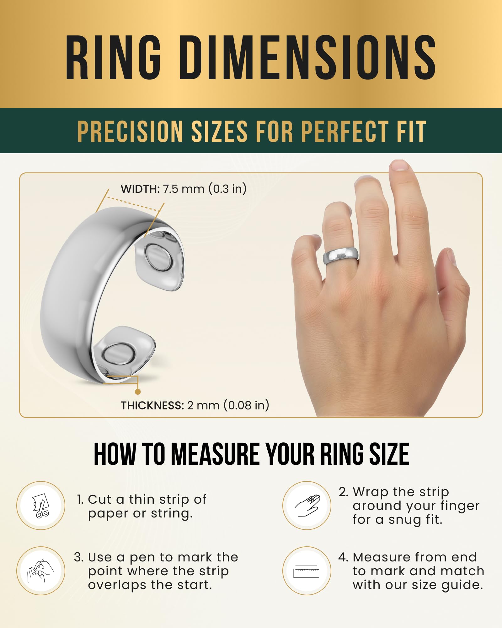 MagnetRX Hypoallergenic stainless steel for comfortable extended wear