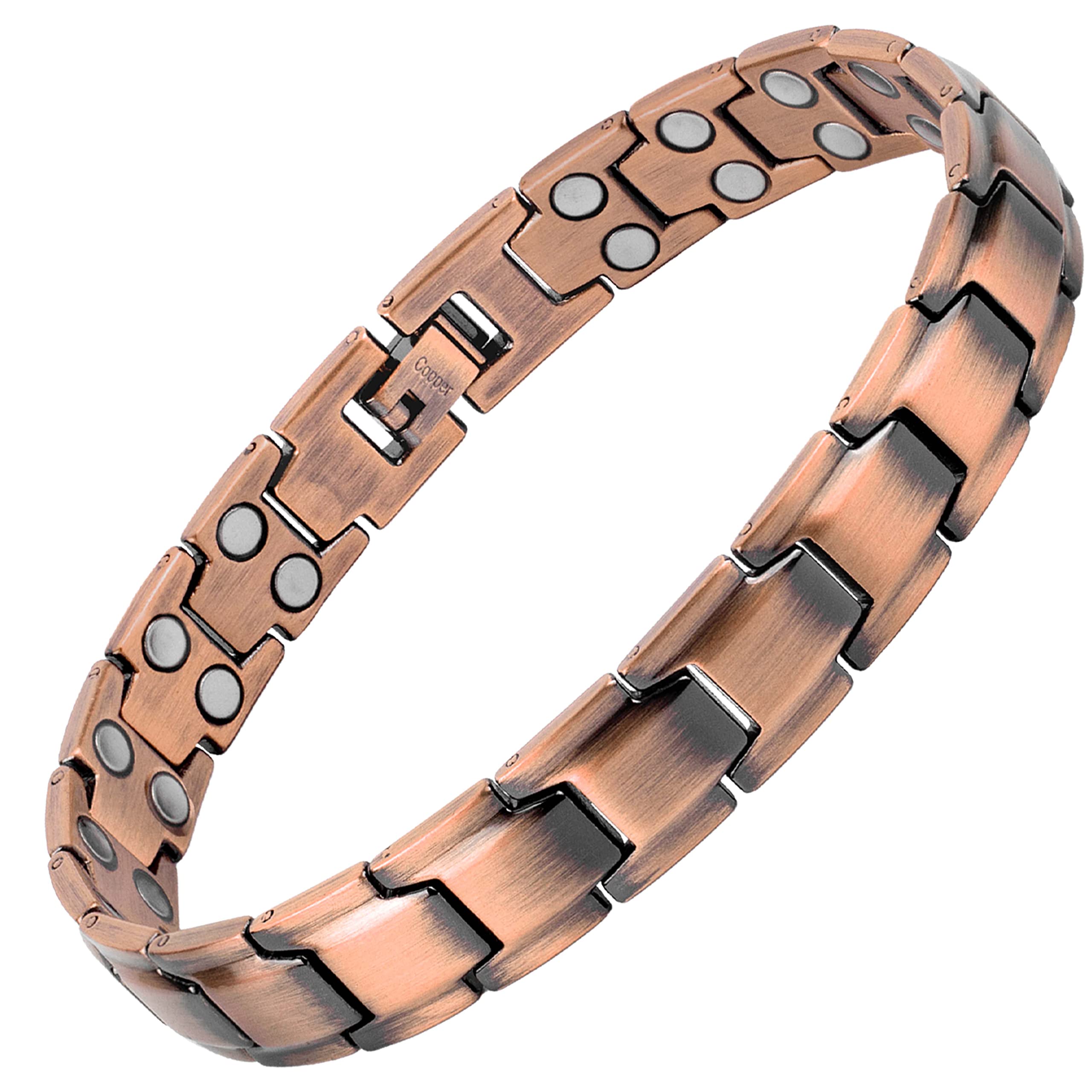 MagnetRX protective coating and durable finish on copper bracelet