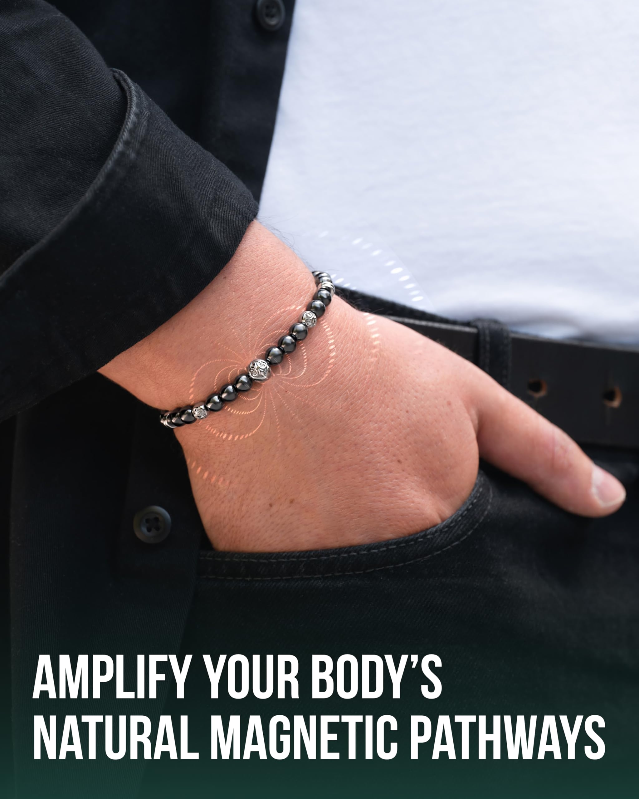 MagnetRX stainless steel clasp close-up demonstrates secure, long-lasting fastening.