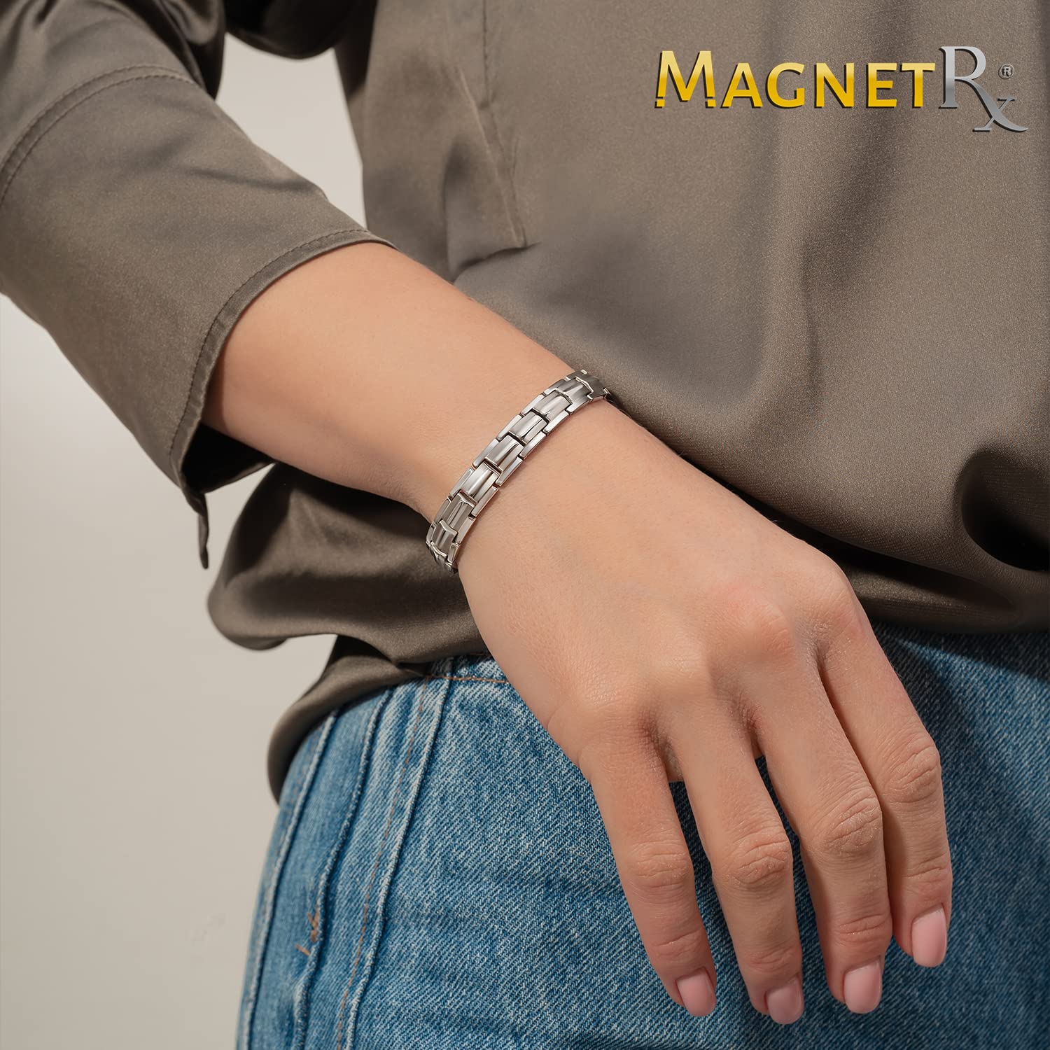 Durable waterproof titanium construction for daily wear and long-lasting shine.