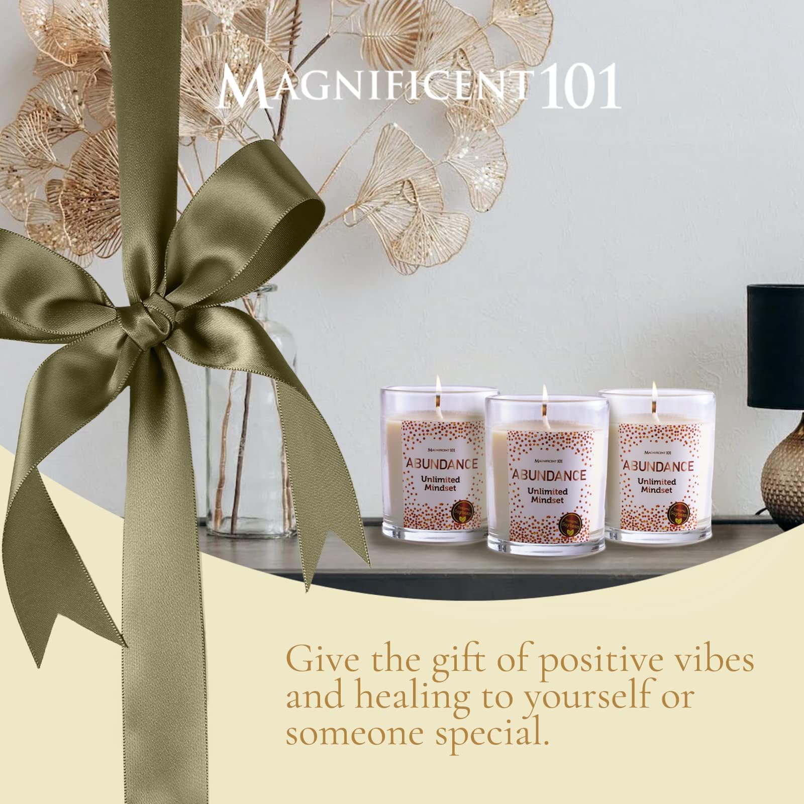 Magnificent 101 Abundance Mindset set, gift-ready packaging for thoughtful presents