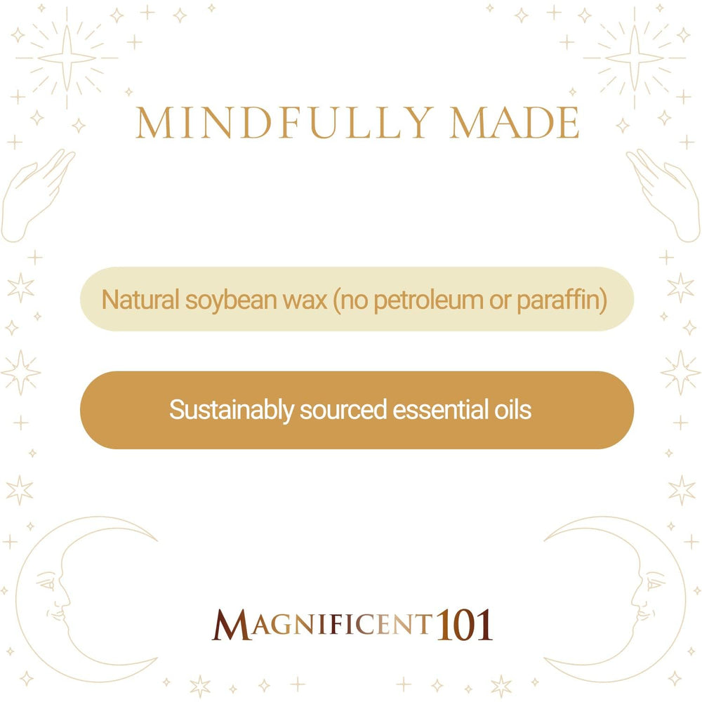 Magnificent 101 abundance candle ritual setup supports cleansing energy