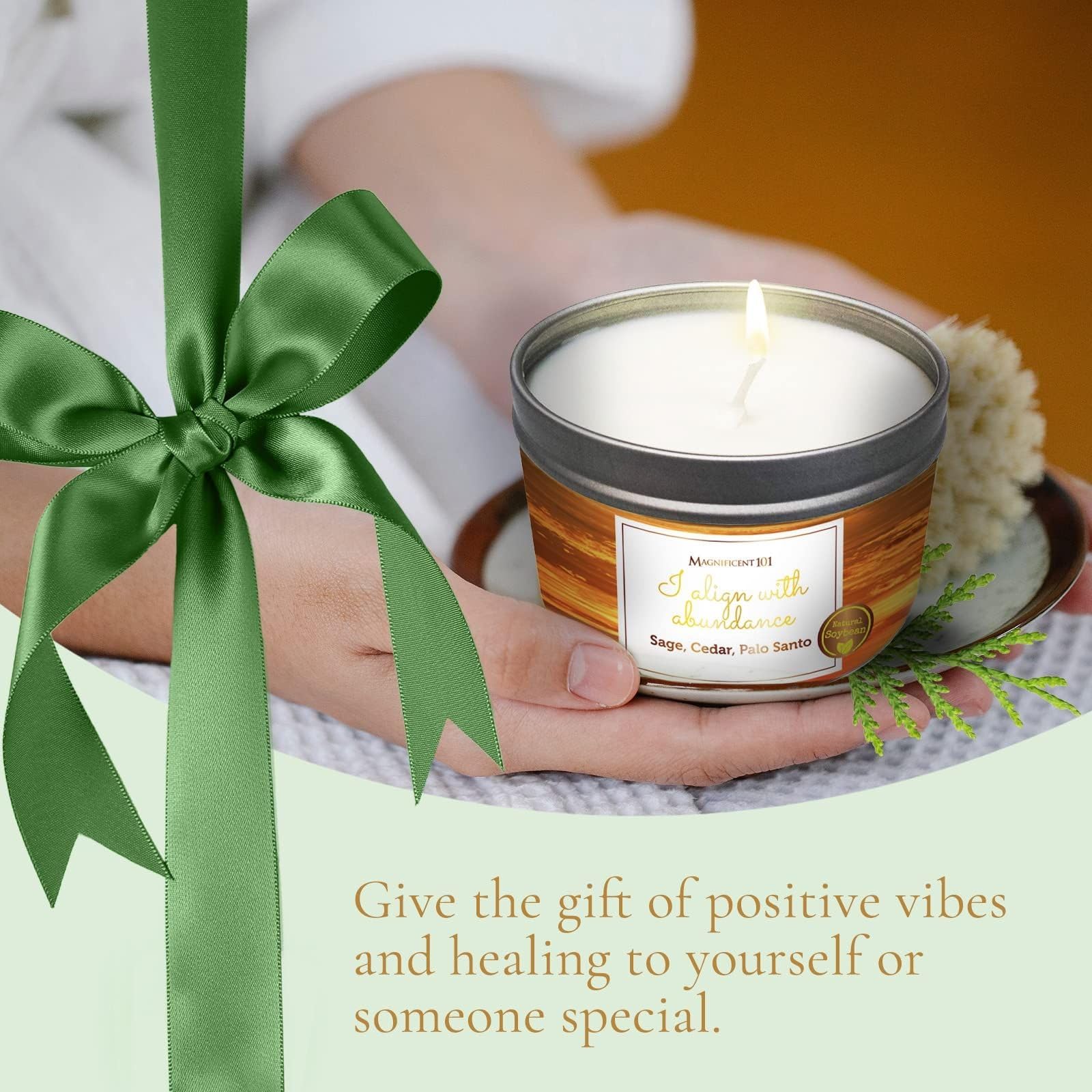 Magnificent 101 gift-ready aromatherapy candle suitable for thoughtful gifting.