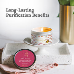 Magnificent 101 sage and Palo Santo scent cleanses spaces and invites clarity.