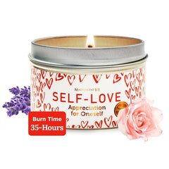 Magnificent 101 self-love candle wax pour showing natural soy wax and clean ambience.