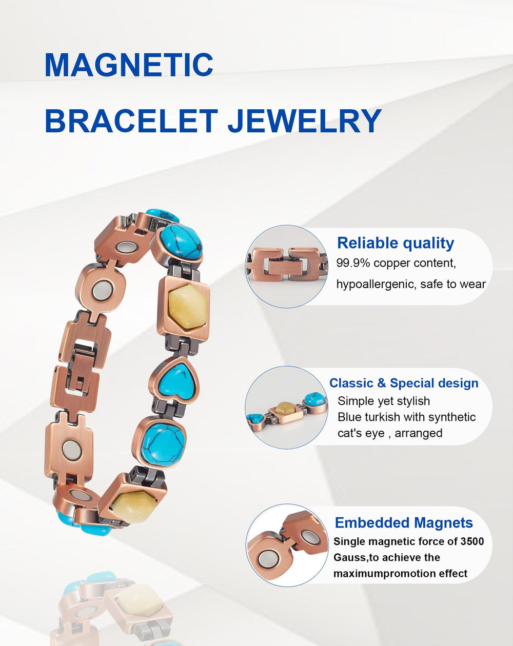 MagSølv copper bracelet worn on the wrist for versatile daily wear.