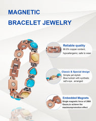 MagSølv copper bracelet worn on the wrist for versatile daily wear.
