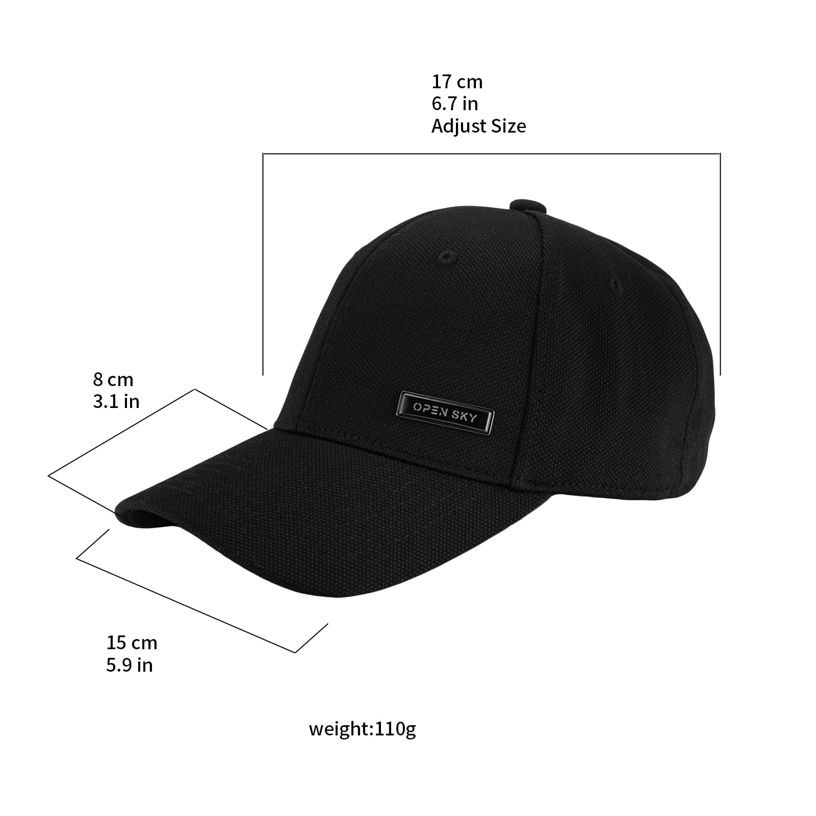 Back view of MagSølv magnetic cap highlighting the adjustable rear closure.