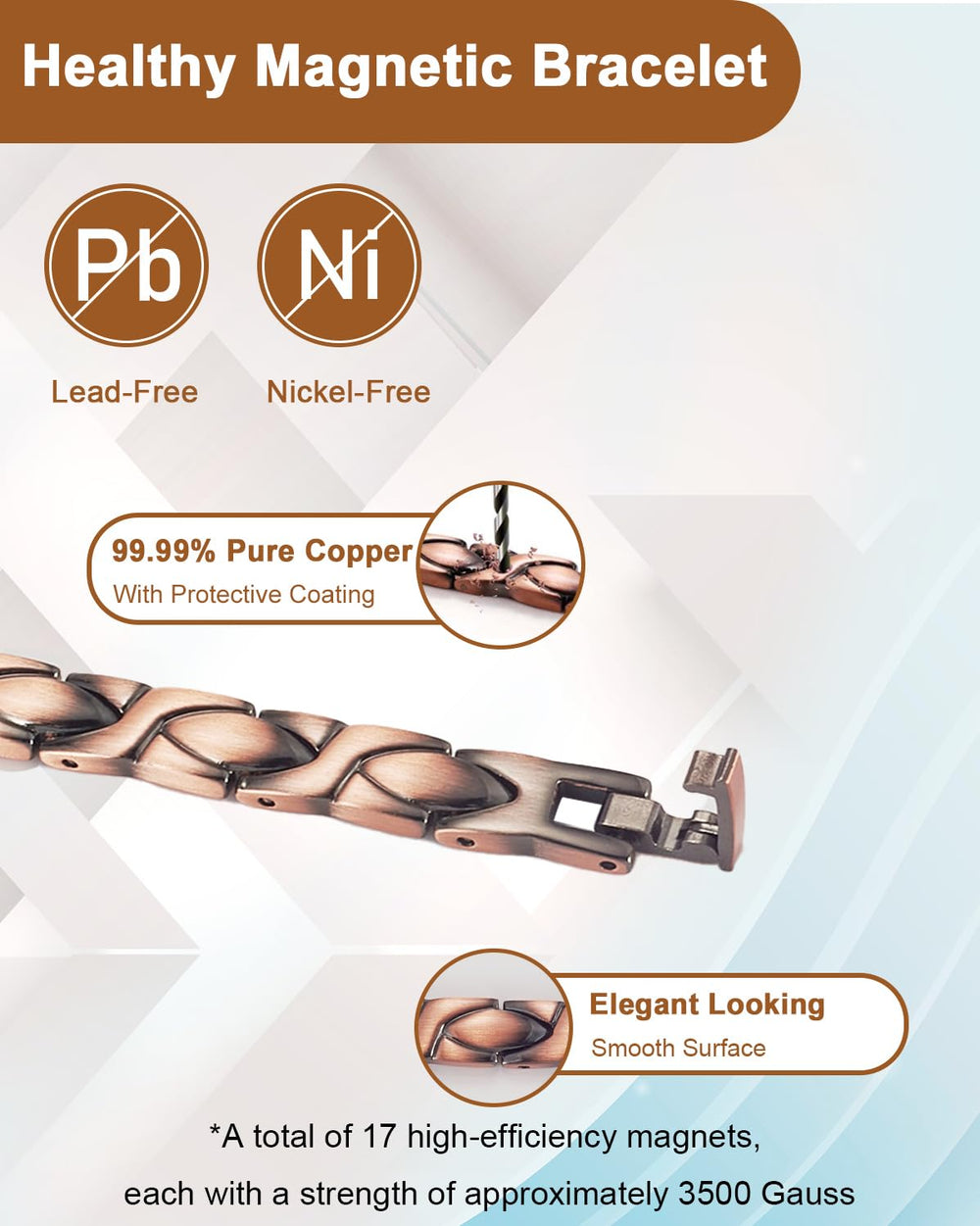 MagVIVACE adjustable links close-up showing customization options.