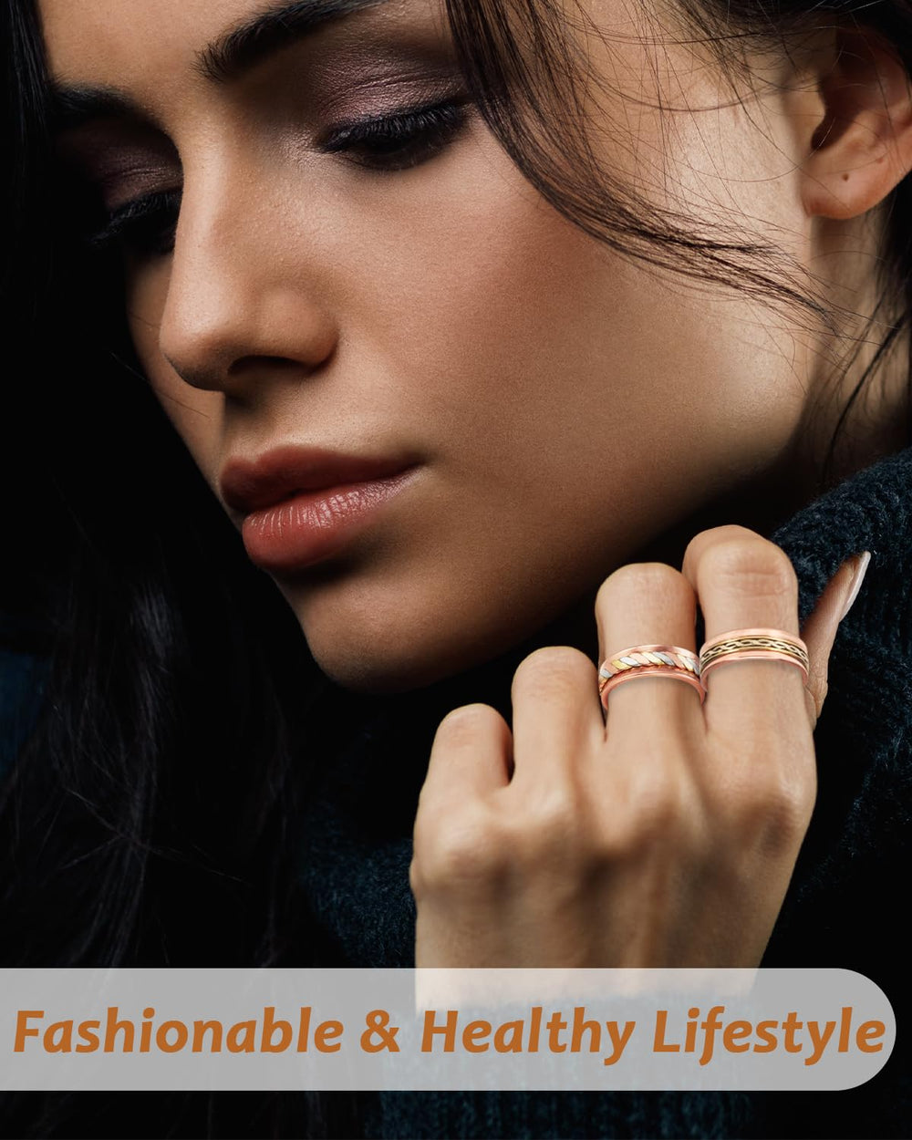 MagVIVACE daily-wear copper ring, sleek and versatile.