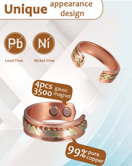 MagVIVACE gift-pack copper ring in stylish packaging.
