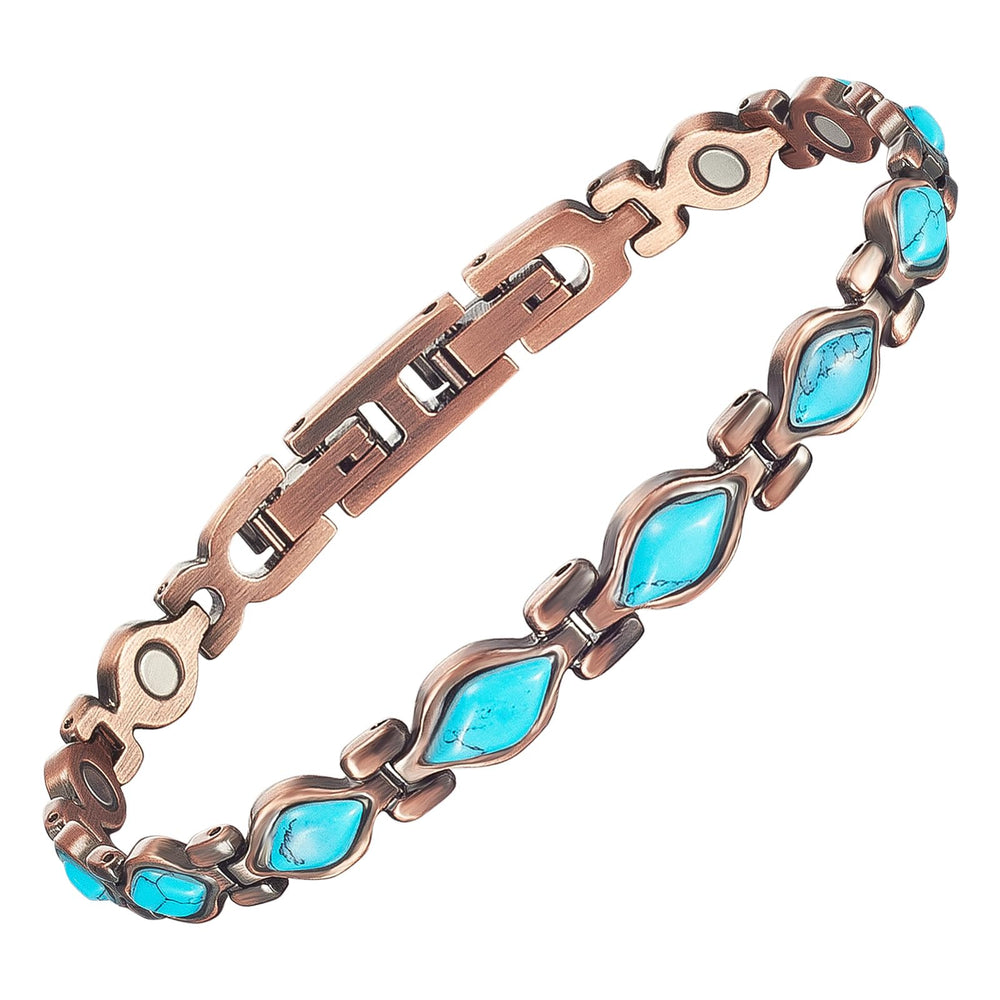 MagVIVACE pure copper bracelet, hypoallergenic daily wear with lasting shine.