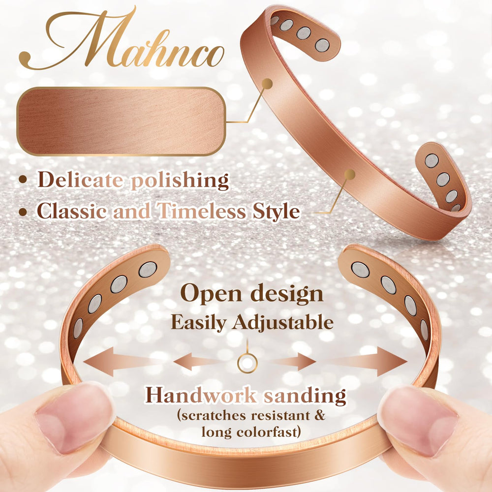 Mahnco copper bracelet in gift-ready packaging