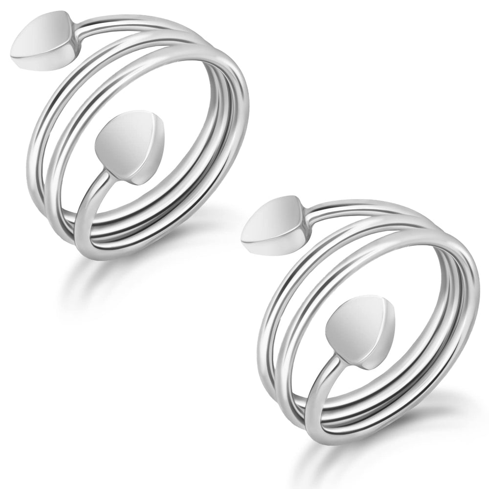 Mahnco lymphatic ring with heart design for daily wear and style