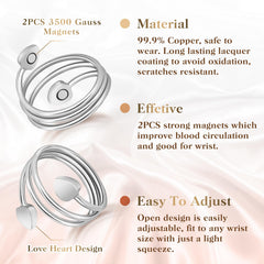 Mahnco ring with two magnets embedded for everyday use