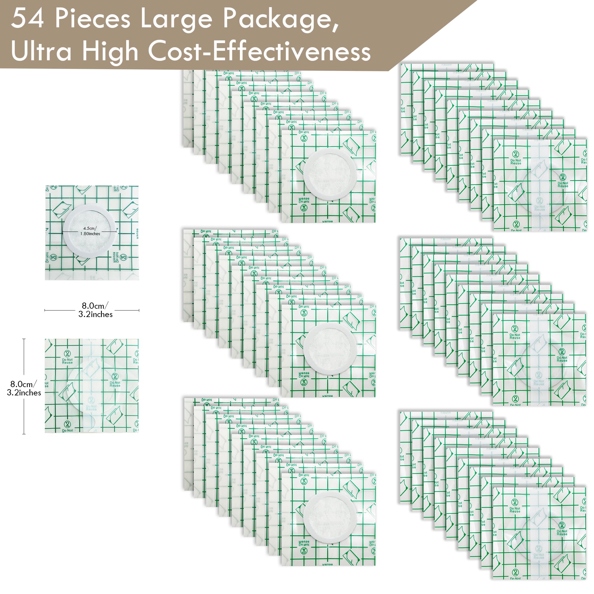 MAIBAO adhesive patch stays secure during daily activities for mess-free wear