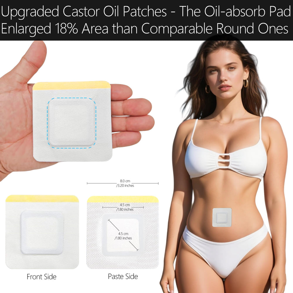 MAIBAO self-adhesive castor oil patch for clean wear during yoga or sleep
